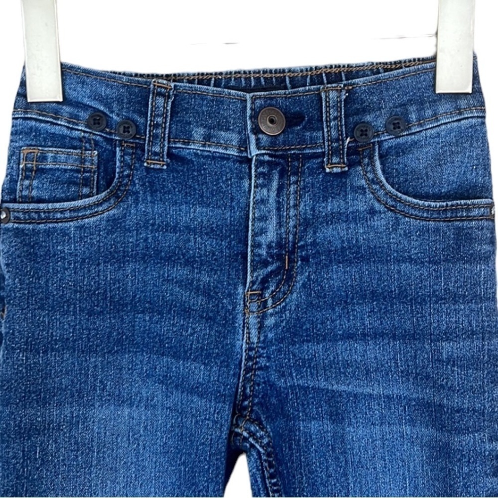 OshKosh B’gosh Blue Denim Jeans Elastic Back Waist 5T - Picture 2 of 10